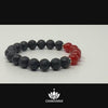 Video of Carnelian & Black Lava Stone 8mm Gemstone Bead Bracelet – Chakvana.com