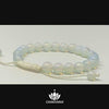 CHAKVANA 8mm White Opalite Adjustable Macrame Bead Bracelet – Chakvana.com