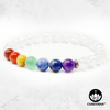 7 Chakras & Clear Quartz - 6mm Gemstone Bead Bracelet – Chakvana.com