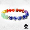 7 Chakras - 8mm Gemstone Bead Bracelet – Chakvana.com