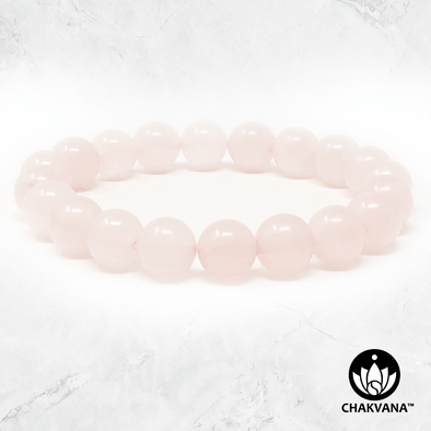 Rose Quartz - 8mm Gemstone Bead Bracelet – Chakvana.com