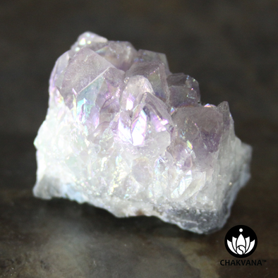 Angel Aura Quartz Crystal Cluster