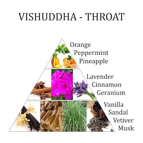 Aromafume Seven Chakras - Vishuddha - Expression - Throat Chakra - 9 Incense Bricks