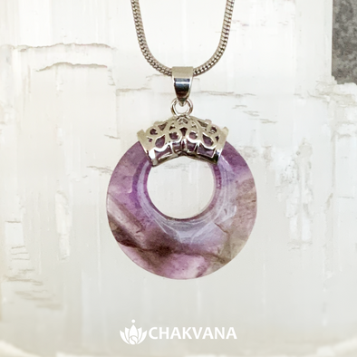 Amethyst Donut Necklace – Chakvana.com