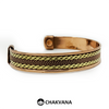 Handcrafted Copper Bracelet with Brass & Magnets (Style 1) – Chakvana.com