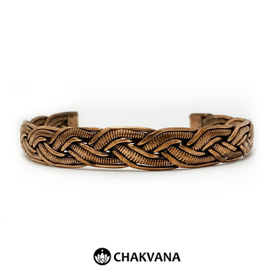 Handcrafted Braided Copper Bracelet  (Style 5)