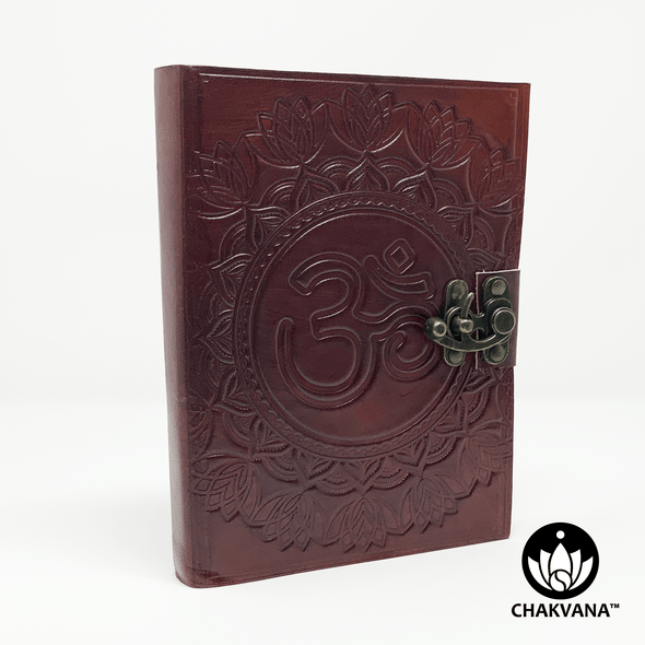 Decorative Om Leather Journal – Chakvana.com