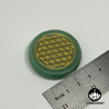 Flower of Life – Green Aventurine Good Luck Palm Stone – Chakvana.com