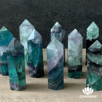 Polished Fluorite Crystal Point