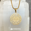 Gold Sri Yantra Necklace – Chakvana.com