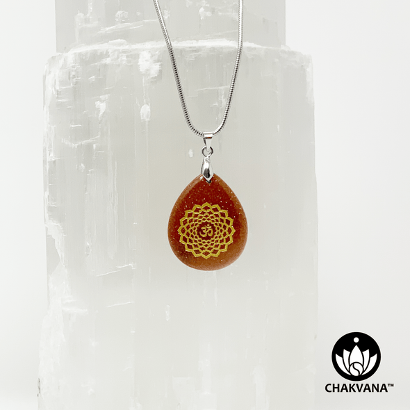 Goldstone Crown Chakra Necklace – Chakvana.com