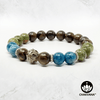 "Manifestation" - Apatite, Unakite & Bronzite - 8mm Gemstone Bead Bracelet with Bali Bead – Chakvana.com