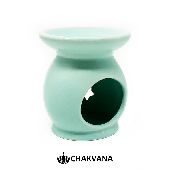 Moons and Stars Oil Burner (Aqua color) – Chakvana.com