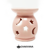 Moons and Stars Oil Burner (Pastel Pink color) – Chakvana.com