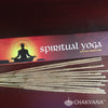 Premium Hand-Rolled Incense Sticks - Spiritual Yoga (Pack of 12 Incense Sticks)