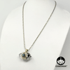 Clear Quartz with Labradorite Necklace