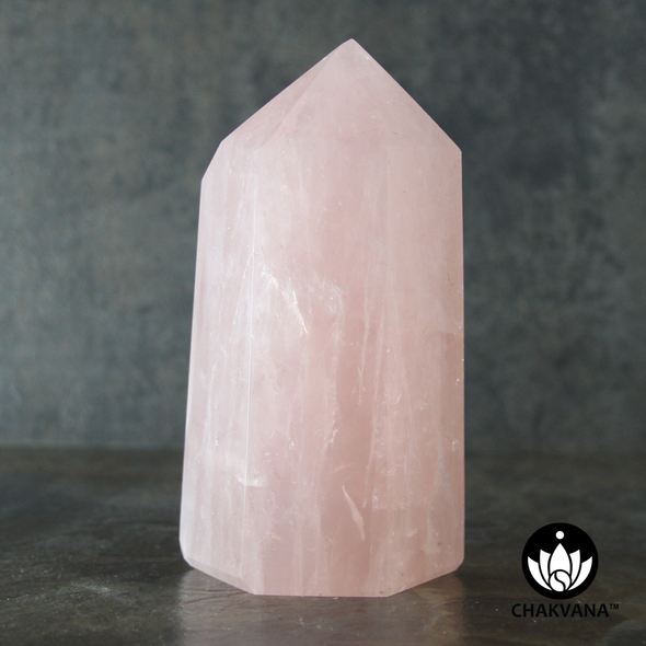 Rose Quartz Crystal Point (High Quality from Madagascar) - 710 grams