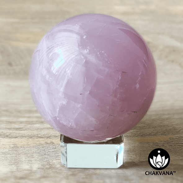 Rose Quartz Crystal Ball (ID# 0362)