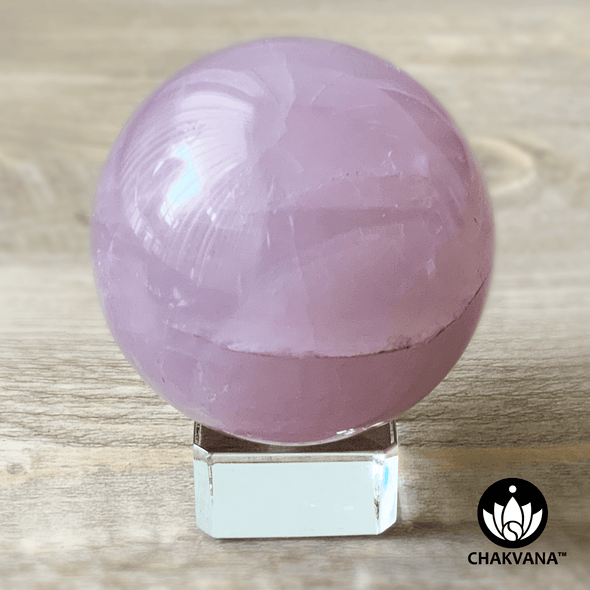 Rose Quartz Crystal Ball (ID# 0362)