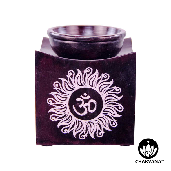 Soapstone Oil Burner Om Symbol