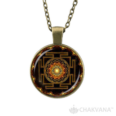 Sri Yantra Pendant Necklace