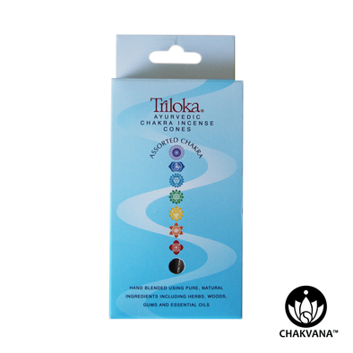 Triloka 7 Chakras Assorted Incense Cones