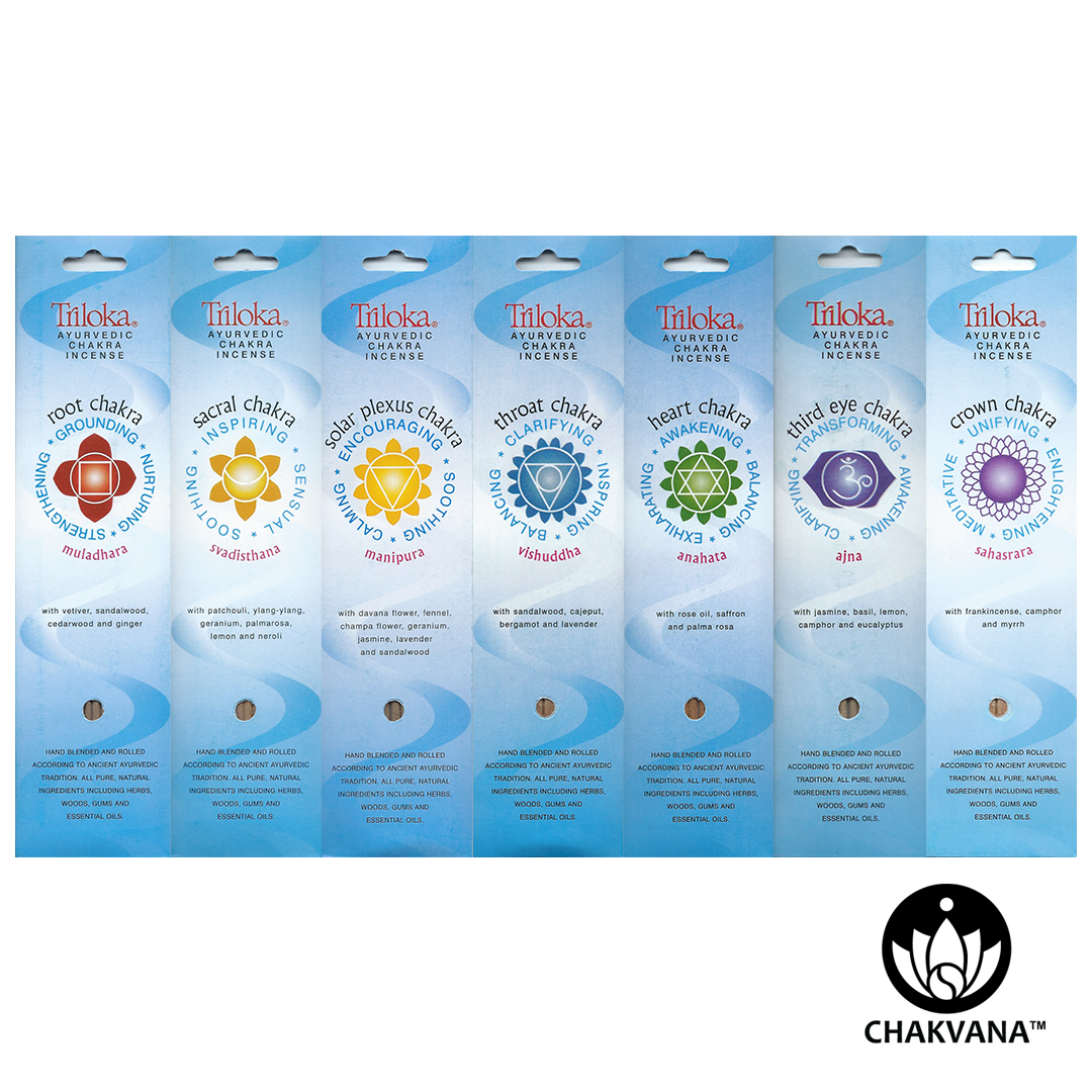 Triloka Ayurvedic Chakra Incense Triloka Ayurvedic Chakra Incense