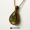 Copper Wire Wrapped Labradorite Necklace – Chakvana.com