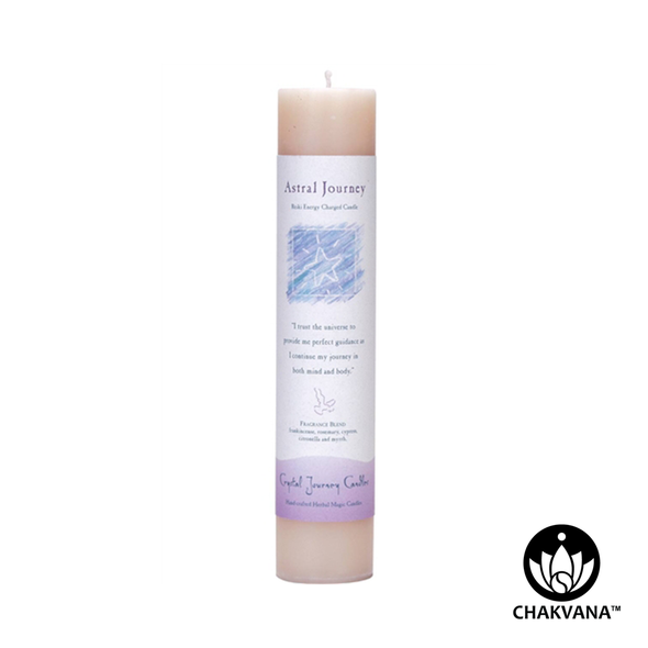 Crystal Journey Candles Herbal Magic Pillar "Astral Journey"