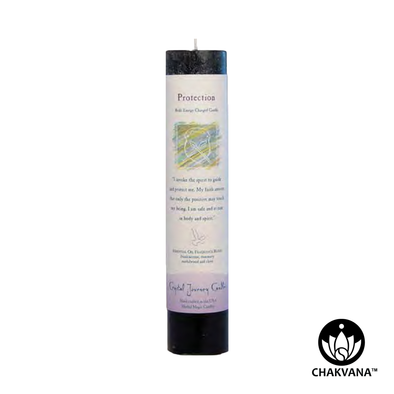 Crystal Journey Candles Herbal Magic Pillar "Protection"