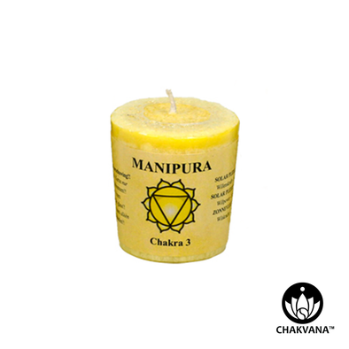 Solar Plexus Manipura Chakra Votive Candle