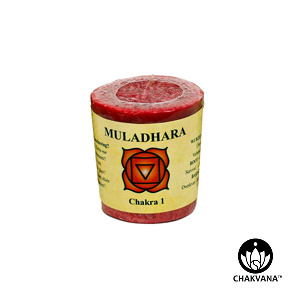 Muladhara Root Chakra Votive Candle