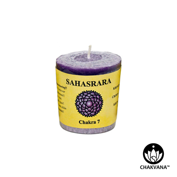 Crown Chakra Sahasrara Chakra Votive Candle