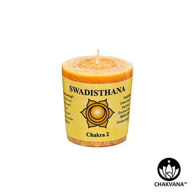Svadhisthana Sacral Chakra Votive Candle