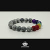 7 Chakras & Map Jasper 8mm Gemstone Bead Bracelet – Chakvana.com