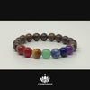 7 Chakras & Bronzite - 8mm Gemstone Bead Bracelet – Chakvana.com